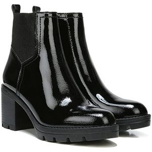 Naturalizer Women's Verney 2 Ankle Boots, Black Patent Leather-Size 8.5M